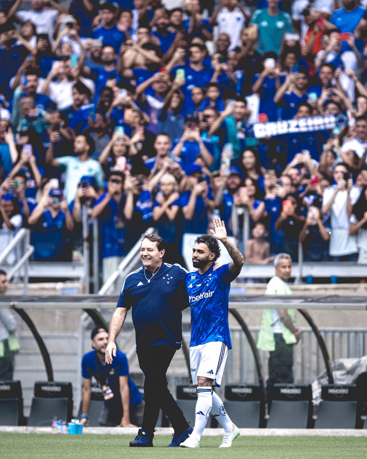 Projeção mapeada no Mineirão